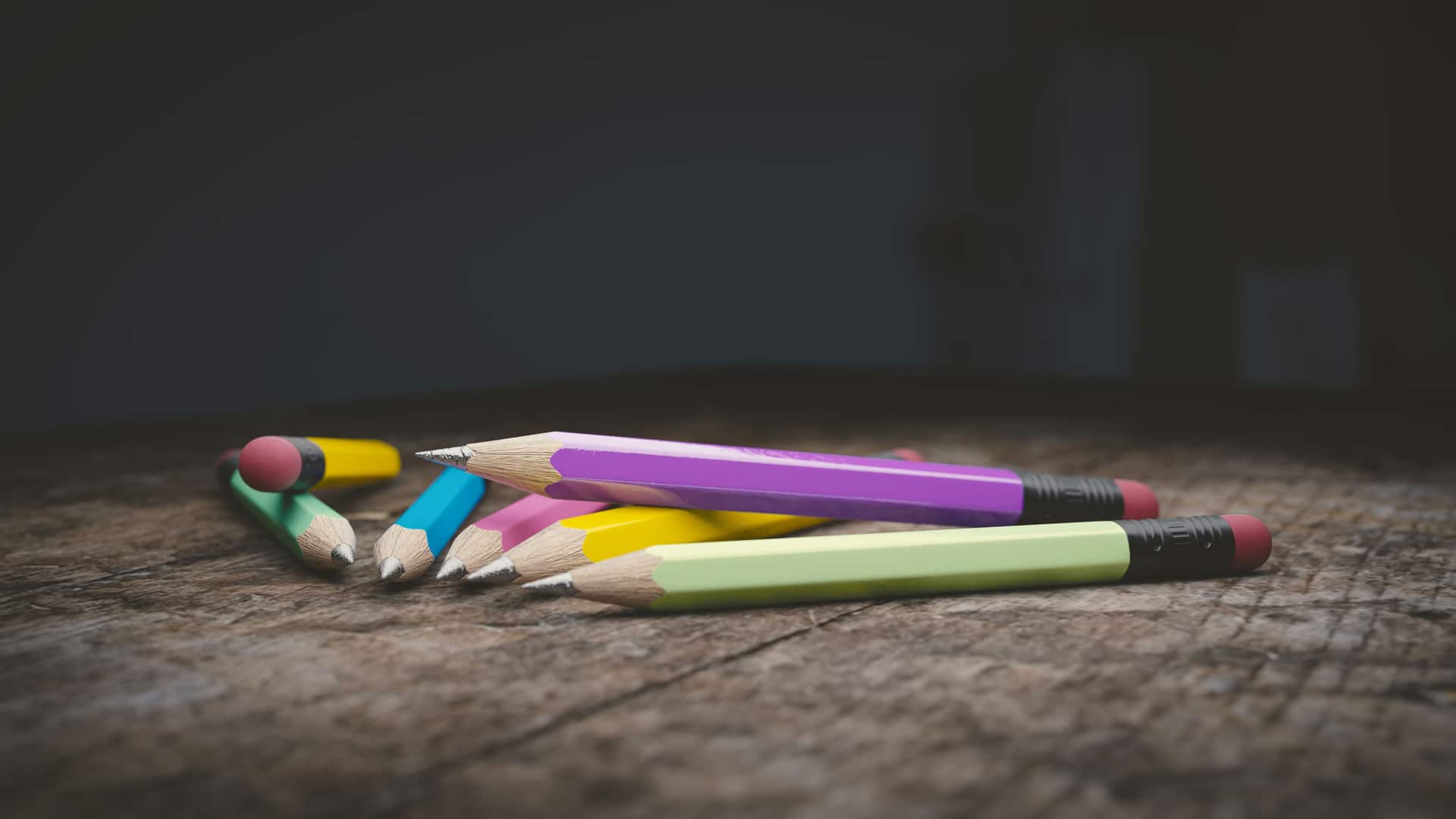 Multiple Coloured Pencils